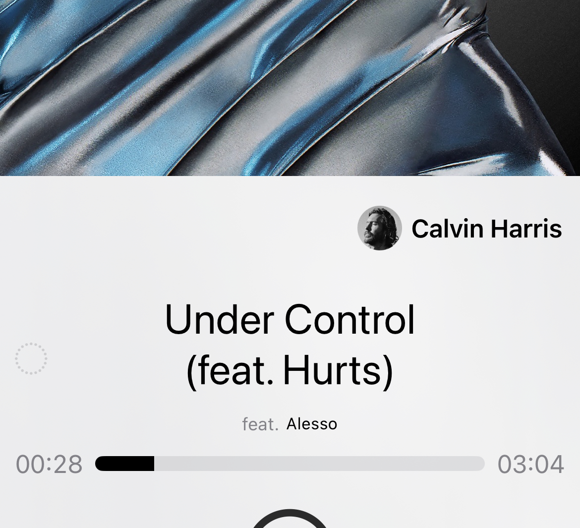 Music for Now player screen